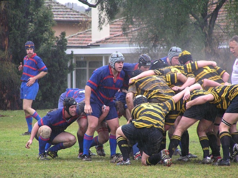 2nd XV scrum